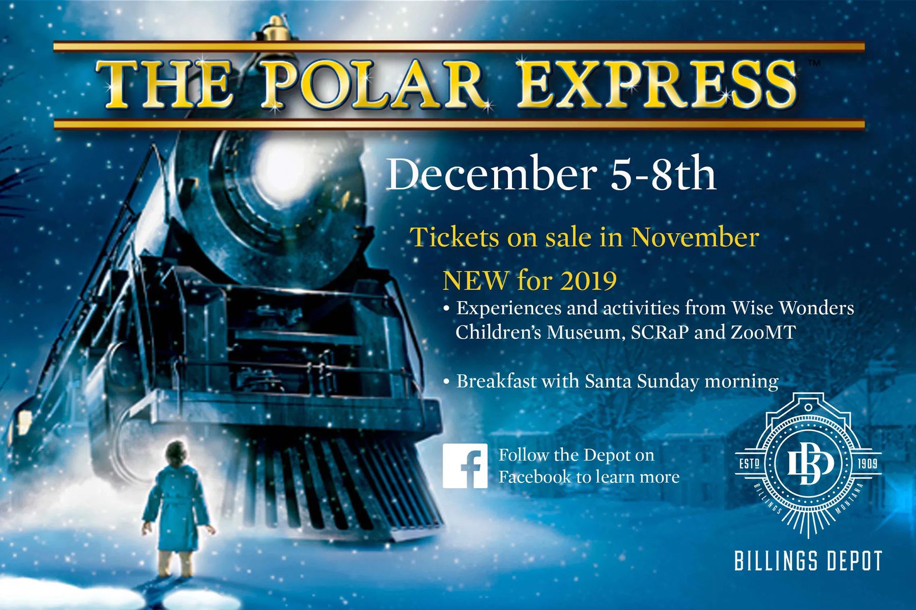 Tickets For 7th Annual Polar Express On Sale In November